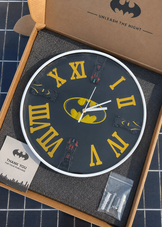 .Batmobile Gold Edition Clock