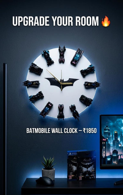 .Batmobile wall clock